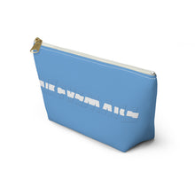 Cargar imagen en el visor de la galería, Bolsa para accesorios Mvm Bleu con base en T