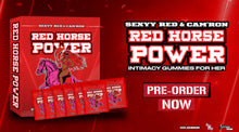Load image into Gallery viewer, RED HORSEPOWER FOR HER GUMMIES (PRE-ORDER)
