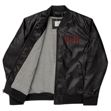 Load image into Gallery viewer, SS Mvm Leather Bomber Jacket