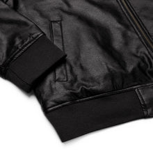 Load image into Gallery viewer, Mvm Leather Bomber Jacket