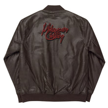 Load image into Gallery viewer, SS Mvm Leather Bomber Jacket