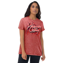 Cargar imagen en el visor de la galería, Camiseta vaquera unisex con logotipo de MVM