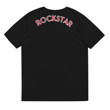 Load image into Gallery viewer, 3 headed Rockstar Unisex organic cotton t-shirt