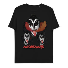 Load image into Gallery viewer, 3 headed Rockstar Unisex organic cotton t-shirt