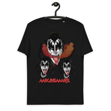 Load image into Gallery viewer, 3 headed Rockstar Unisex organic cotton t-shirt