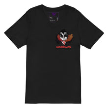 Cargar imagen en el visor de la galería, Camiseta unisex de manga corta y cuello en V Rockstar Fire