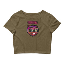 Load image into Gallery viewer, YAMMIES Peach Women’s Crop Tee