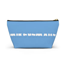 Load image into Gallery viewer, Mvm Bleu Accessory Pouch w T-bottom
