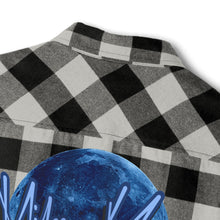 Load image into Gallery viewer, Bleu moon Unisex Flannel Shirt
