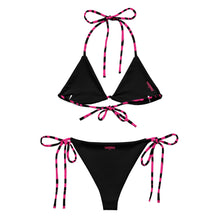 Load image into Gallery viewer, Pink Madness Stripe string bikini
