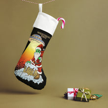 Load image into Gallery viewer, Black light Xmas mvm Christmas stocking
