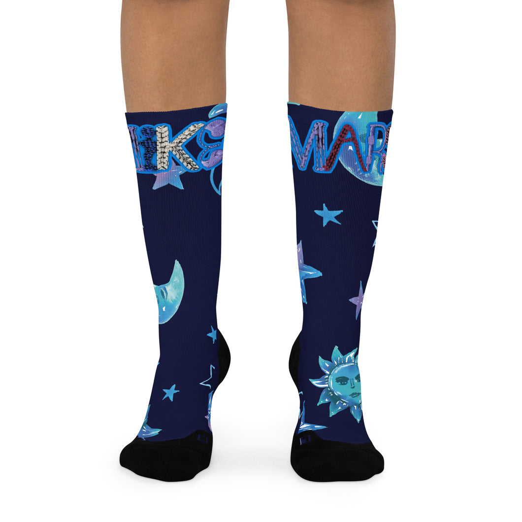 Bleu Moon Basketball socks