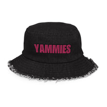 Load image into Gallery viewer, YAMMIES Distressed denim bucket hat
