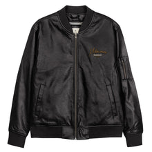 Load image into Gallery viewer, Mvm Leather Bomber Jacket
