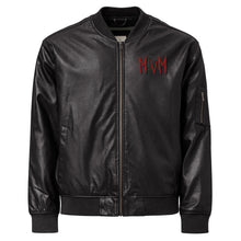 Load image into Gallery viewer, SS Mvm Leather Bomber Jacket
