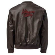 Load image into Gallery viewer, SS Mvm Leather Bomber Jacket
