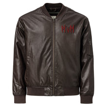 Load image into Gallery viewer, SS Mvm Leather Bomber Jacket
