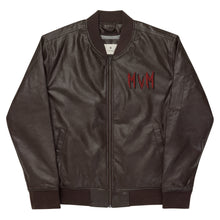 Load image into Gallery viewer, SS Mvm Leather Bomber Jacket
