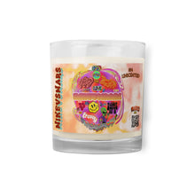 Load image into Gallery viewer, Groovy natural scent Glass jar soy wax candle
