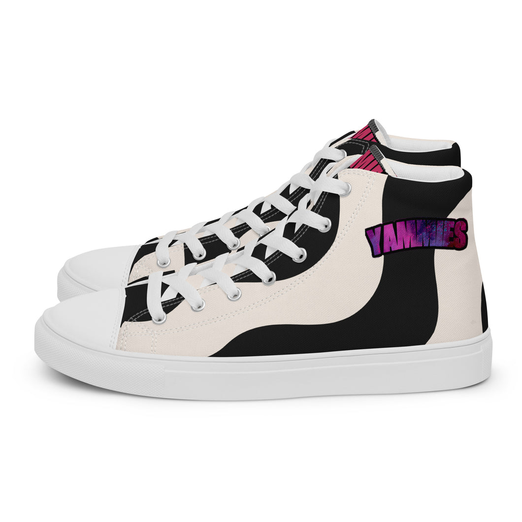 YAMMIES high top canvas shoes