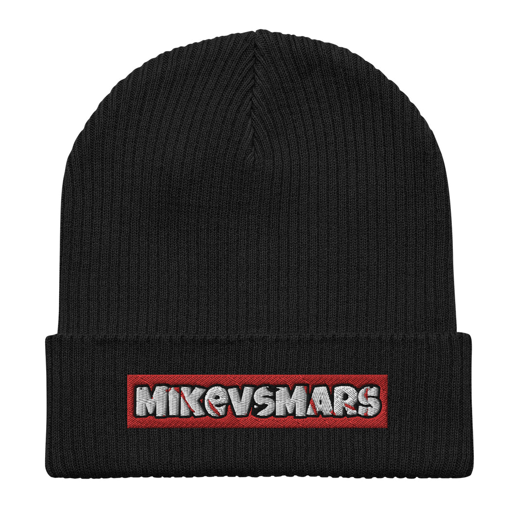 Mvm Boxy Logo Organic ribbed beanie