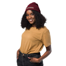 Load image into Gallery viewer, Mvm Boxy Logo Organic ribbed beanie
