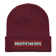 Load image into Gallery viewer, Mvm Boxy Logo Organic ribbed beanie
