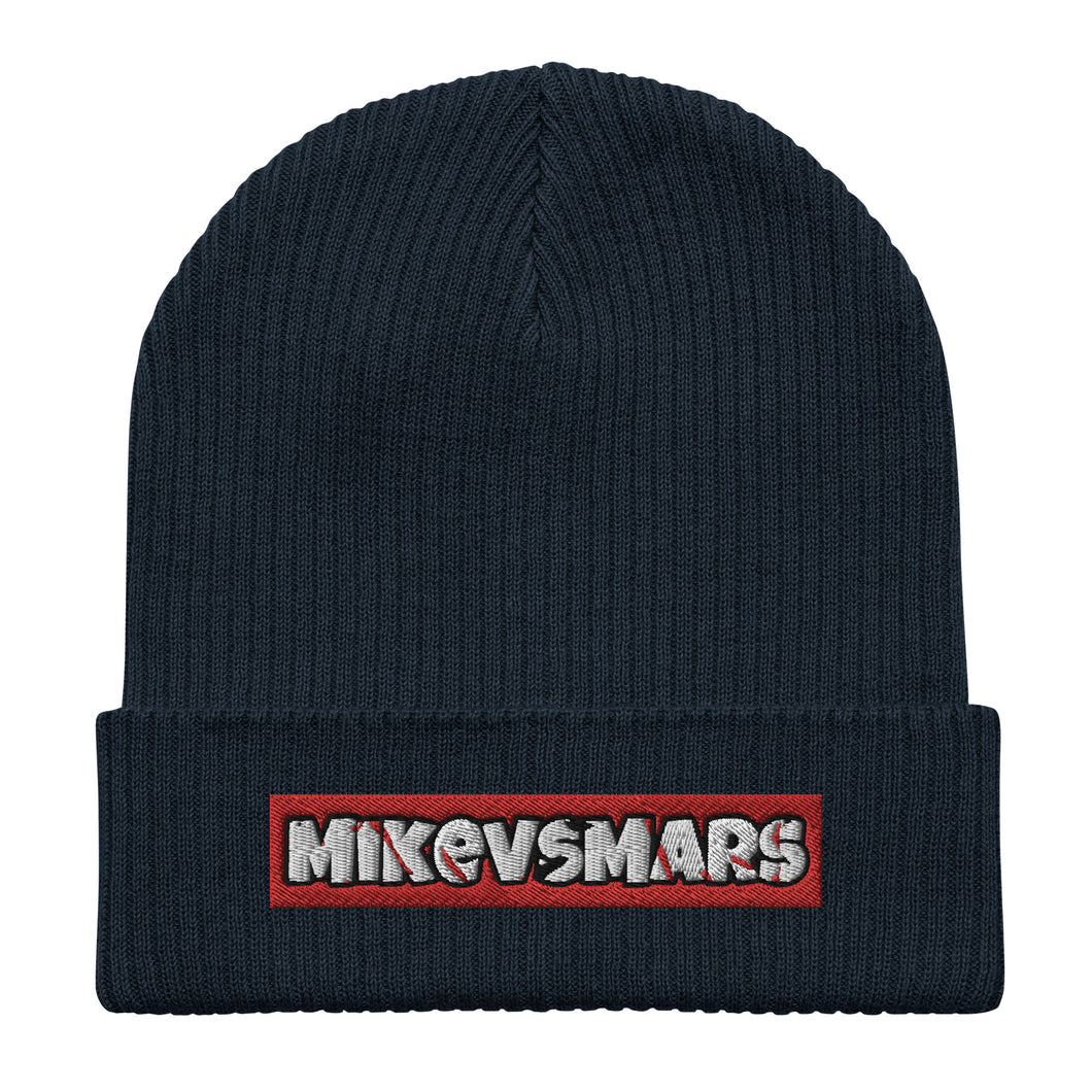 Mvm Boxy Logo Organic ribbed beanie