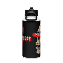 Load image into Gallery viewer, Spooky Hours 2 Stainless steel water bottle with a straw lid
