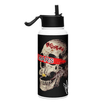 Load image into Gallery viewer, Spooky Hours 2 Stainless steel water bottle with a straw lid
