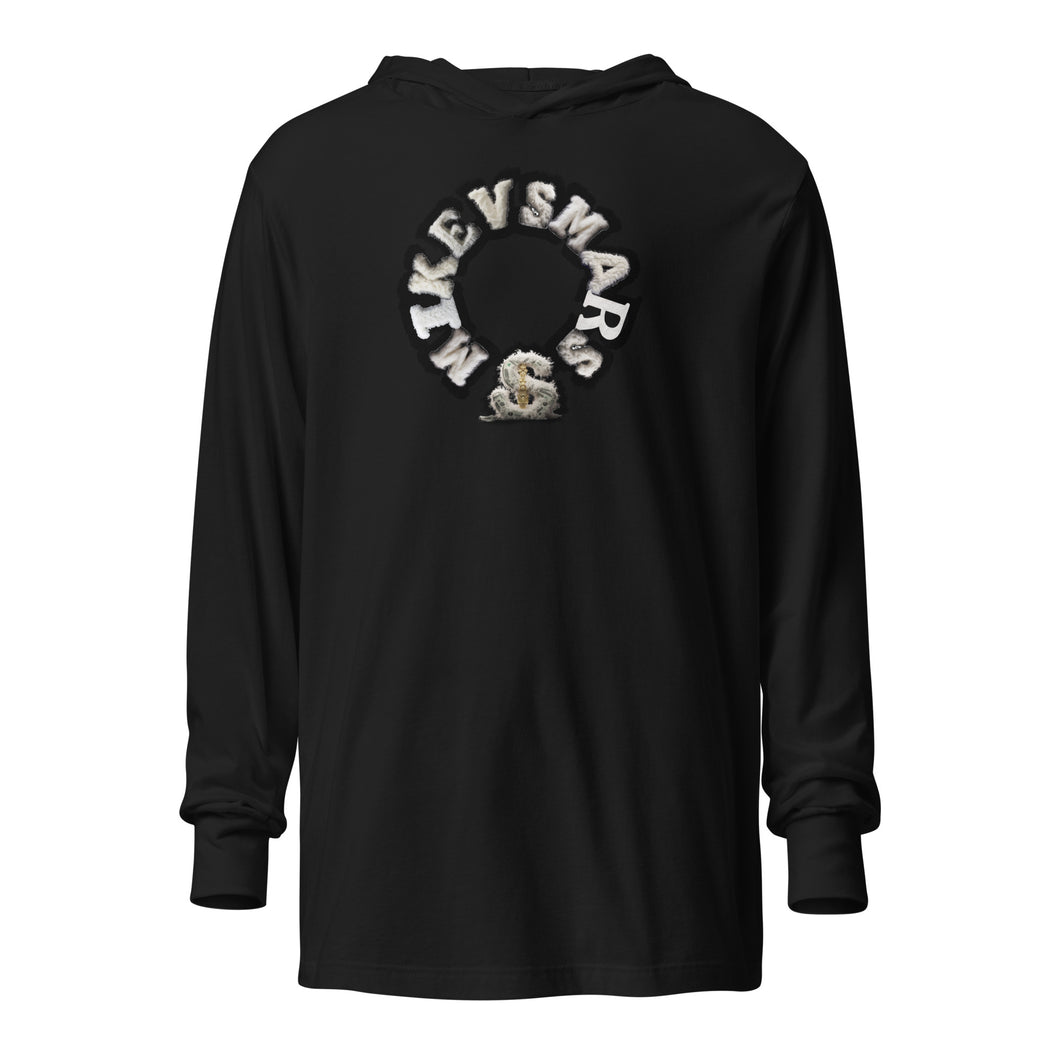 Power Circle Hooded long-sleeve tee