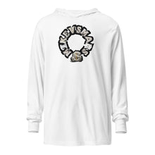 Load image into Gallery viewer, Power Circle Hooded long-sleeve tee
