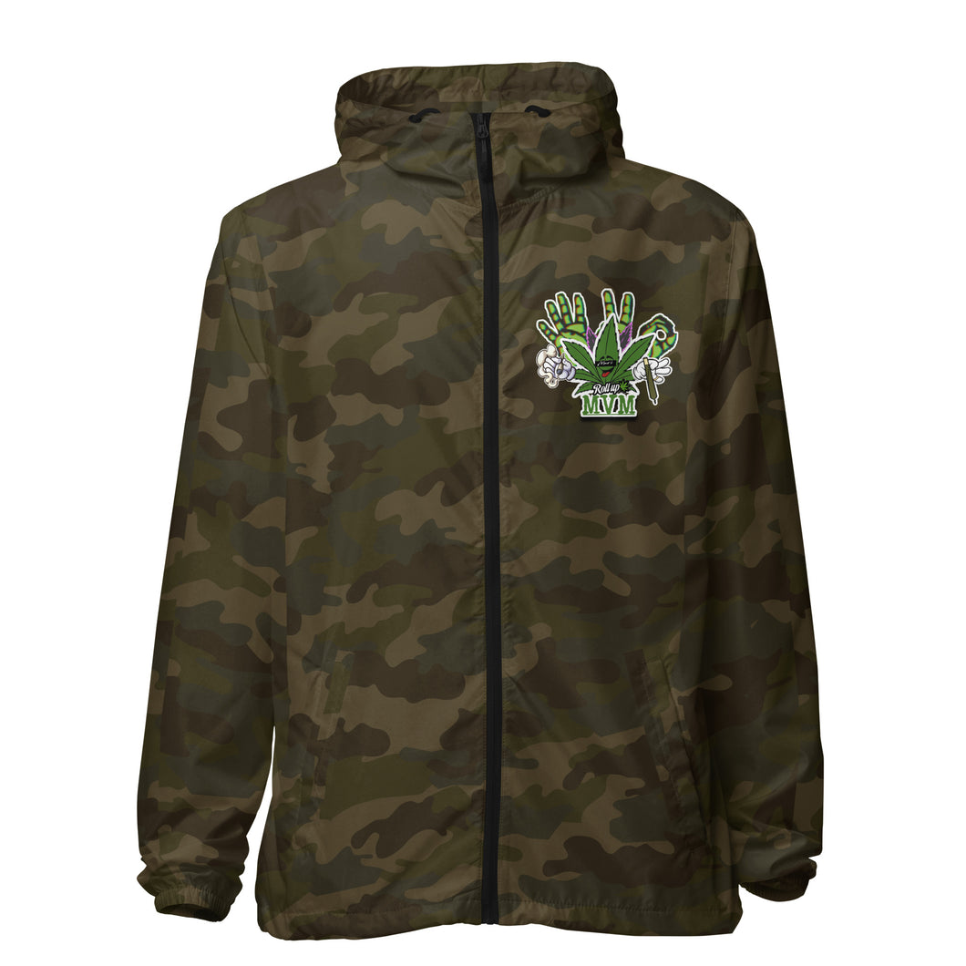 420 Unisex lightweight zip up windbreaker