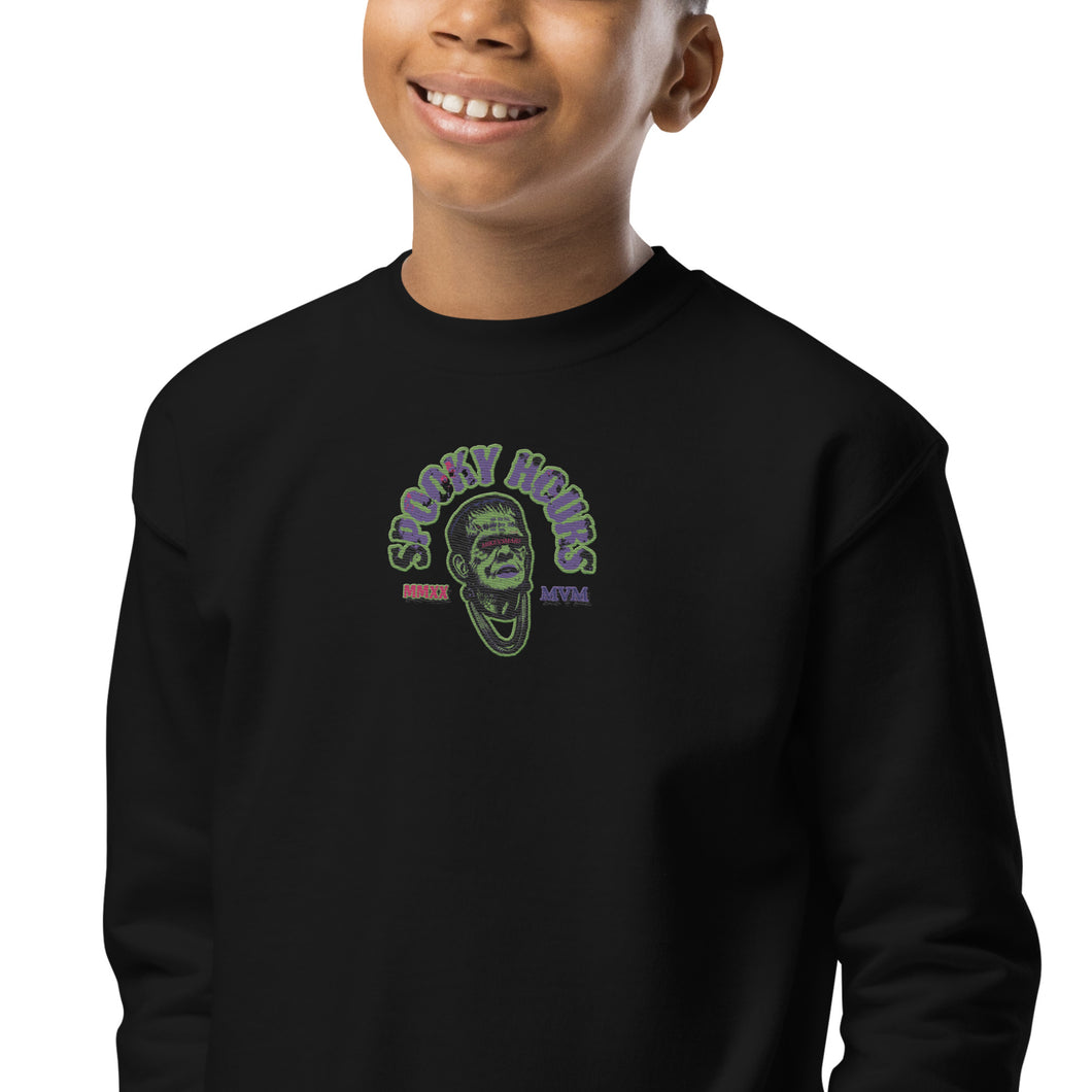 Spooky Hours Youth crewneck sweatshirt