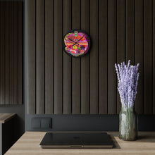 Load image into Gallery viewer, Mars Trippy Time Acrylic Wall Clock
