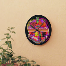 Load image into Gallery viewer, Mars Trippy Time Acrylic Wall Clock
