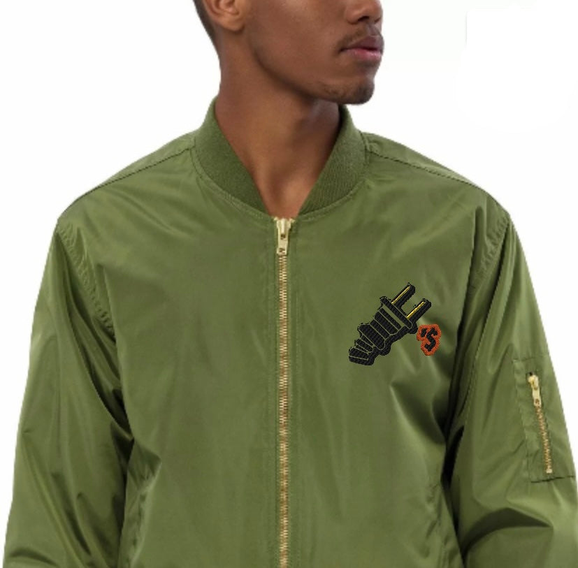 Plug$ Anonymous Bomber Jacket