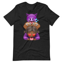 Load image into Gallery viewer, Purple Emoji Nude by YAMMIES T-shirt
